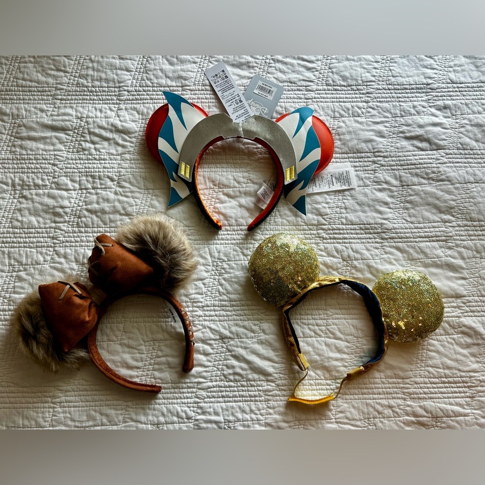 Disney Minnie Ear Lot Star Wars Wookie Ahsoka Tano Ashley Eckstein Headband